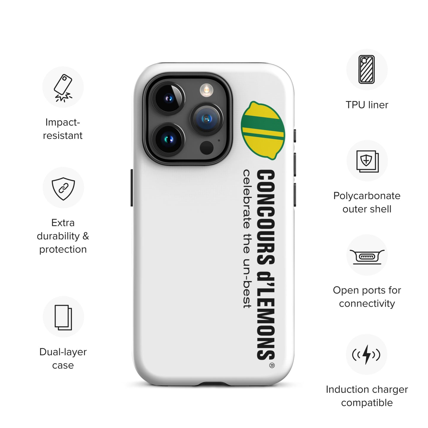 Tough Case for iPhone® - Concours d'Lemons