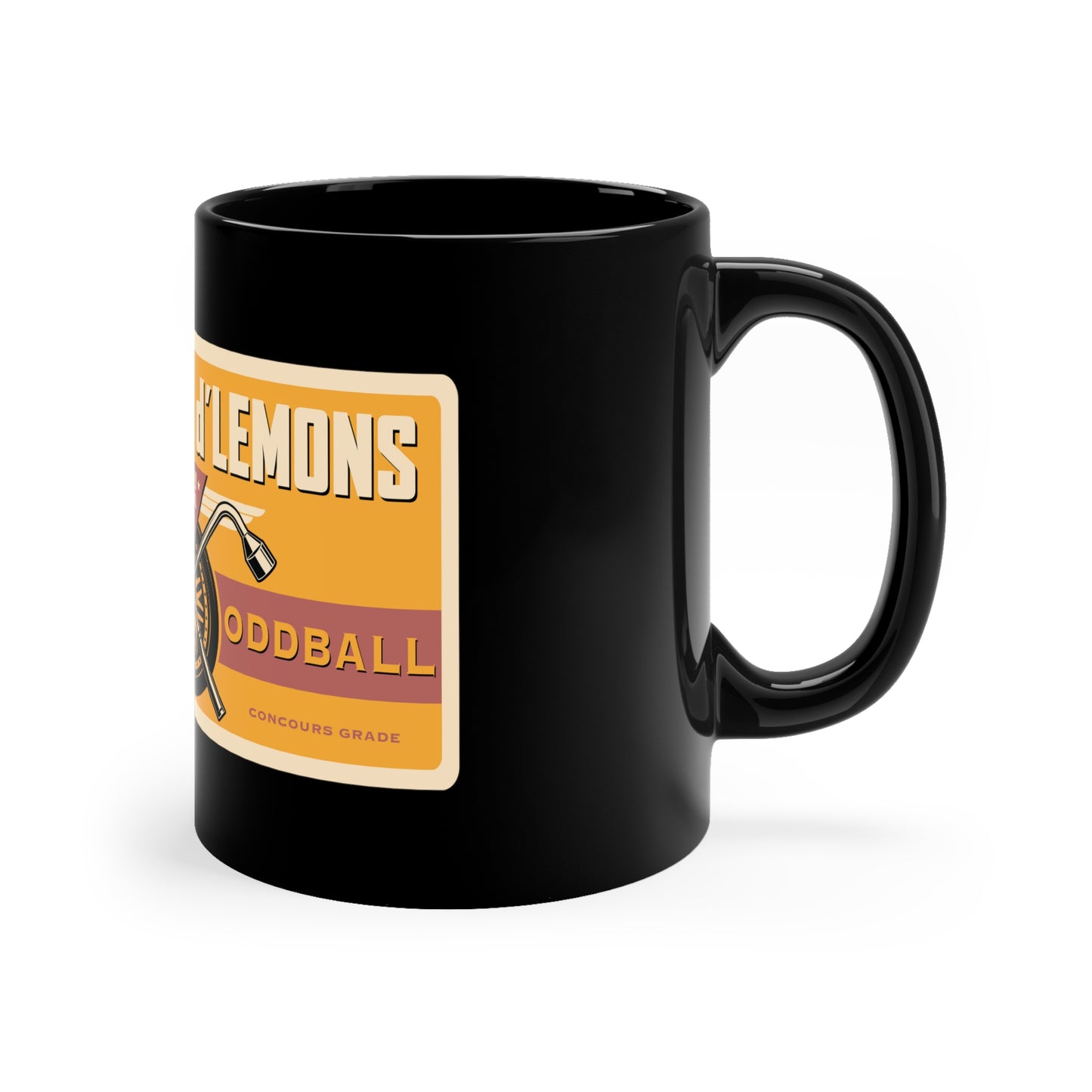 Concours d'Lemons "100% Concours Grade" 11oz Black Mug
