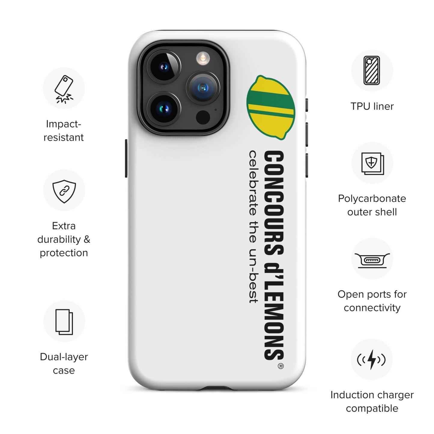 Tough Case for iPhone® - Concours d'Lemons