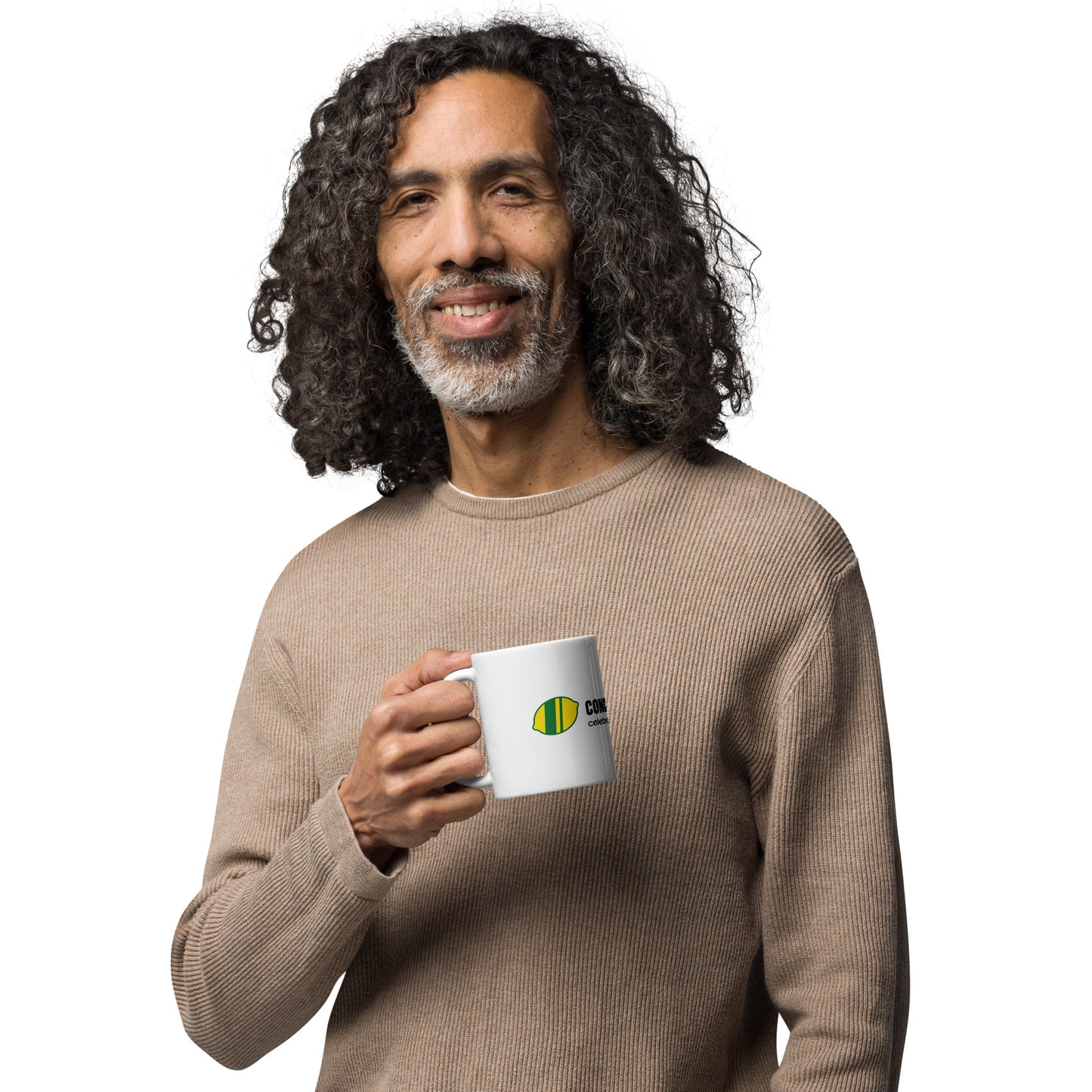 Celebrate the Unbest - White glossy mug